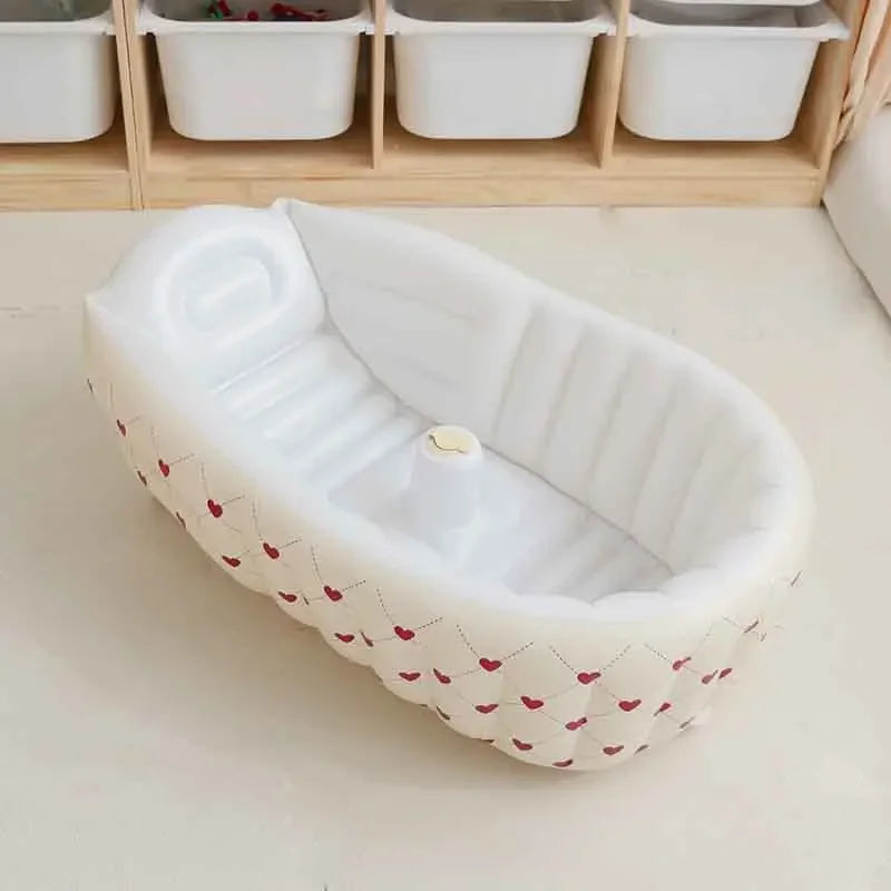 Eco - friendly Material Baby Inflatable Bath Tub, Safe, Comfortable and Odorless